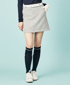 23区GOLF 【WOMEN】【手洗い可】クロスサーモツイル 台形 スカート