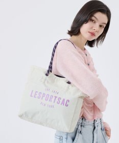 LeSportsac ML 2 WAY TOTE        /2ウェイビスケットベージュ/ディープシー