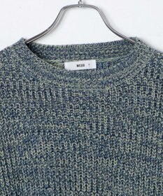 WEGO ミックスカーラーショートニット