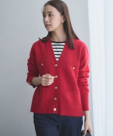 組曲 【WEB限定】ウールカシミヤミックス カーディガン