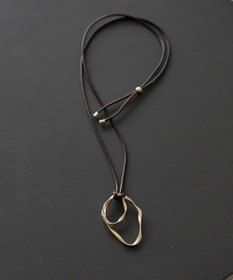 AMERICAN HOLIC ダブルメタル スライドロングネックレス