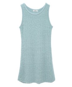 earth music&ecology ＳＥＴ２点シャギーショートカーデ＋ミニワンピース