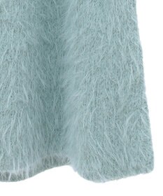 earth music&ecology ＳＥＴ２点シャギーショートカーデ＋ミニワンピース