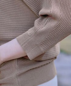 Tiaclasse 【洗える】肩ボタンドルマンニットトップス