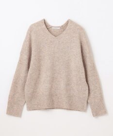 ANY シャイニースパンコールVネックニット