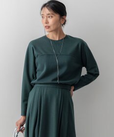 23区 【洗える】ウールミルドジャージー ビスチェライクコンビ カットソー