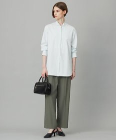 ICB 【洗える】 ブラウスライクジャージー ロングカットソー