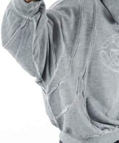 WEGO 【ユニセックス着用ITEM/MLサイズ展開】コールドダイスウィッチングプルパーカー