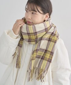 Green Parks カシミヤライクチェックストール