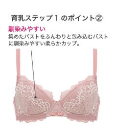 BRADELIS New York 【BRADELIS New York】ジャスミンステップ１ブラ23S1 しっかりバストを集めてナチュラルなシルエットを作る補整ブラ