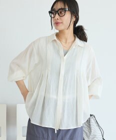 CRAFT STANDARD BOUTIQUE ヴィンテージボイルタックフレアシャツ
