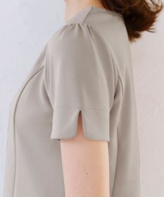 Tiaclasse 【UVカット・吸水速乾】 “きれい見え” パネルラインカットソートップス