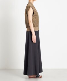 NAVE 【Nave　洗える】リサイクルツイル ノースリーブブルゾン