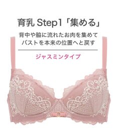 BRADELIS New York 【BRADELIS New York】ジャスミンステップ１ブラ23S1 しっかりバストを集めてナチュラルなシルエットを作る補整ブラ