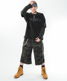 WEGO 【ユニセックス着用ITEM】ブリーチレイヤードグラフィックT（LS）
