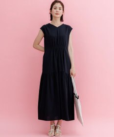 組曲 S 【WEB限定】サマージャージー ティアードワンピース