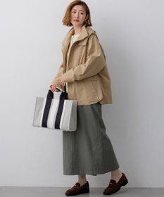 23区 L 【先行予約】スラブツイルストレッチ Iライン スカート