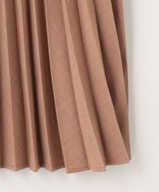 ANY 【ウエストゴム】リネンライクエアーヴィンテージ プリーツスカート