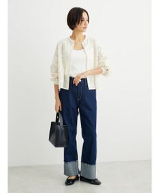 Green Parks ・ＥＬＥＮＣＡＲＥ　ＤＵＥ　バンドカラーレースシャツ