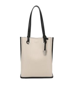 style code 【MERCURYDUO/マーキュリーデュオ】メタルアイレット　縦長トートバッグ 推し活ラージバッグ 縦長ショルダーバッグ