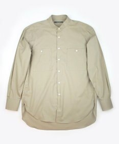 KASHIYAMA GIZA 100/2 バンドカラーシャツ