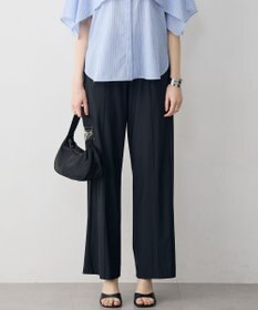 ICB 【WEB限定カラーあり】マットスキューバ トラックワイドパンツ ブラック
