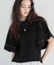 Green Parks ■ＥＳＣＡＲ　バイカラーｓｔフレアスリーブＴＥＥ