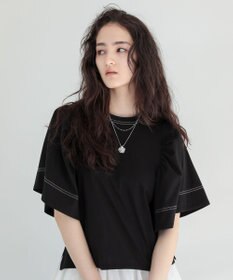 Green Parks ■ＥＳＣＡＲ　バイカラーｓｔフレアスリーブＴＥＥ