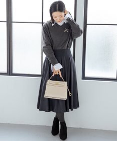 組曲 ベルトデザインスクエアショルダーバッグ