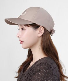 TOCCA 【UV90%以上カット・吸水速乾・接触冷感・抗菌防臭・洗える・サイズ調整可・リボン取り外し可】LOGO RIBBON CAP キャップ