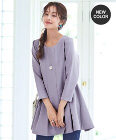 Tiaclasse L 【洗える】ダブルラインタックチュニック