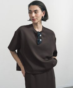 UNFILO 【VERY掲載】BEAUTY FORM JERSEY light サイドZIP プルオーバー