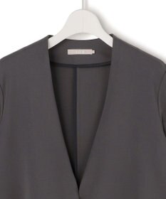 ICB L ナイロンストレッチポンチ ノーカラージャケット