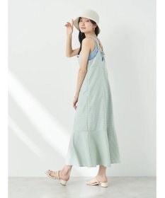 earth music&ecology チェックマーメイドキャミワンピース