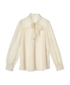 earth music&ecology シアードッキングブラウス