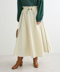 Green Parks ナイロンラインフレアスカート