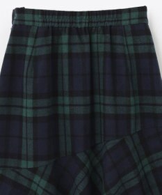 ANY 【ウエストゴム・洗える】タータンマーメイドスカート