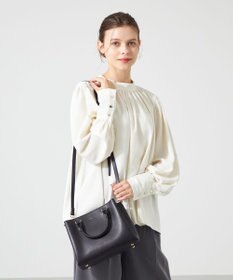 LA BAGAGERIE 【MONICA】スクエア2WAYハンドバッグ