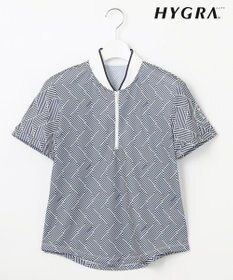 23区GOLF 【WOMEN】「HYGRA」幾何柄清涼カットソー
