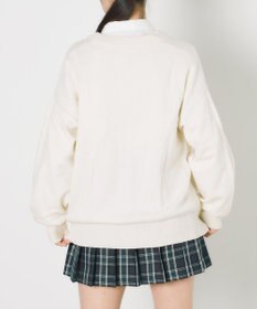 WEGO 【SCHOOL ITEM】ハイゲージスクールカーディガン