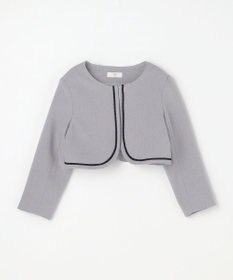 ANY KIDS 【2点セット】ノーカラー ボレロジャケット+襟付き ワンピース