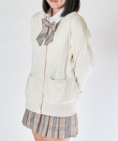 WEGO 【SCHOOL ITEM】ハイゲージスクールカーディガン