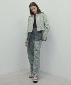 BEIGE， ERICA / シルクシースルークルーネックブラウス