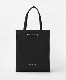 TOCCA 【A4サイズ対応・一部カラー撥水】TINY RIBBON SUBBAG サブバッグ ブラック系