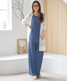 Tiaclasse 【2点セット・新色追加・洗える】クリスタルプリーツセットアップ