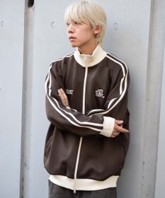 WEGO 【ユニセックスITEM/MLサイズ展開】ラグランライントラックジャケット