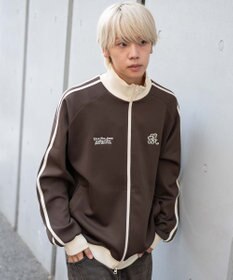 WEGO 【ユニセックスITEM/MLサイズ展開】ラグランライントラックジャケット