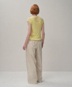 ATON SILK BLENDED CIRCULAR RIB | フィットレイヤードタンクトップ