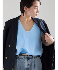 Te chichi Vネックニットベスト