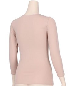 Wing あったかインナー 綿100％(肌側) やさしい肌ざわり 軽い 8分袖 長袖 ネックせまめ 秋 冬 EL2951 ウイング／ワコール